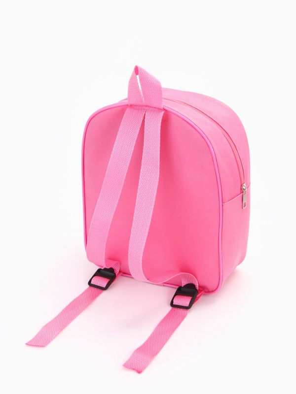 Рюкзак детский 22*8,5*25,5, отд на молнии, собака розовый