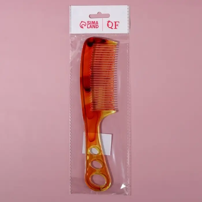 Расчёска, 22×5 см, цвет «янтарный» Расчёска, 22×5 см, цвет «янтарный»