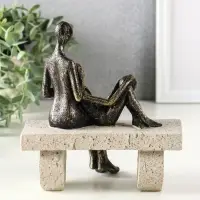 Сувенир полистоун "Абстракция. Мама и ребенок на скамейке" бронза с бежевым 17,5х10,5х19 см 109027 Сувенир полистоун "Абстракция. Мама и ребенок на скамейке" бронза с бежевым 17,5х10,5х19 см 109027