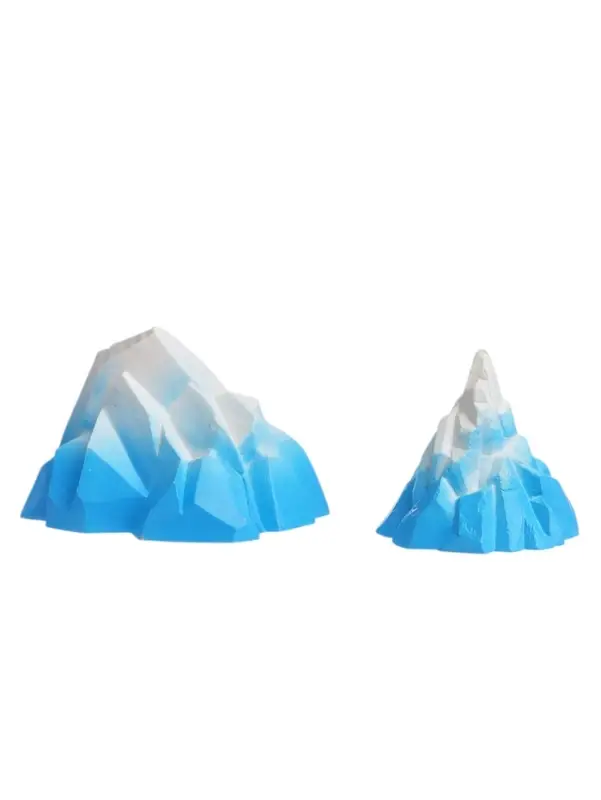 Набор декора для аквариума &laquo;Скалы&raquo;, 6 см и 10 см, голубой