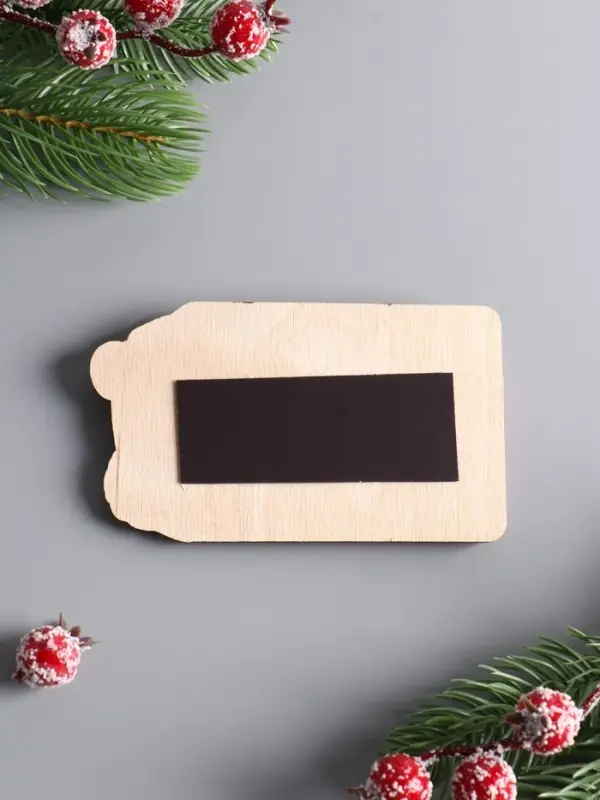 Магнит новогодний с блоком для заметок «Пусть сбудутся мечты», размер магнита 6.5×11 см