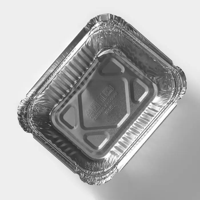 Форма из фольги для выпечки и запекания Доляна, 255 мл, 12×9,5×4 см, 100 шт/уп Форма из фольги для выпечки и запекания Доляна, 255 мл, 12×9,5×4 см, 100 шт/уп