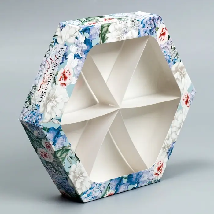 Коробка кондитерская, упаковка, «Вдохновляй красотой», 23 х 20 х 4 см