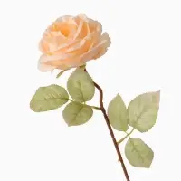 Цветы искусственные &laquo;Роза шёлк&raquo;, d=10 см, h=45 см, кремовые