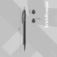 Ручка гелевая автоматическая ErichKrause R=301 Original Gel Matic, узел 0.5 мм, чёрная, для ОГЭ и ЕГЭ