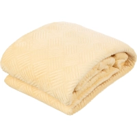 Плед микрофибра Luscan, фактура бежевый 200х220