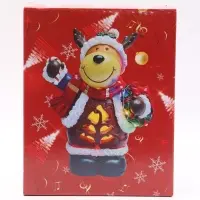 Фигура светодиодная &laquo;Пингвин&raquo;, 22&times;15&times;12 см, музыкальная, от батареек AAx3, свечение тёплое белое