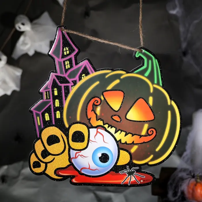 Подвеска «Тыква на Хэллоуин», 0,5 × 25 × 26 см Подвеска «Тыква на Хэллоуин», 0,5 × 25 × 26 см