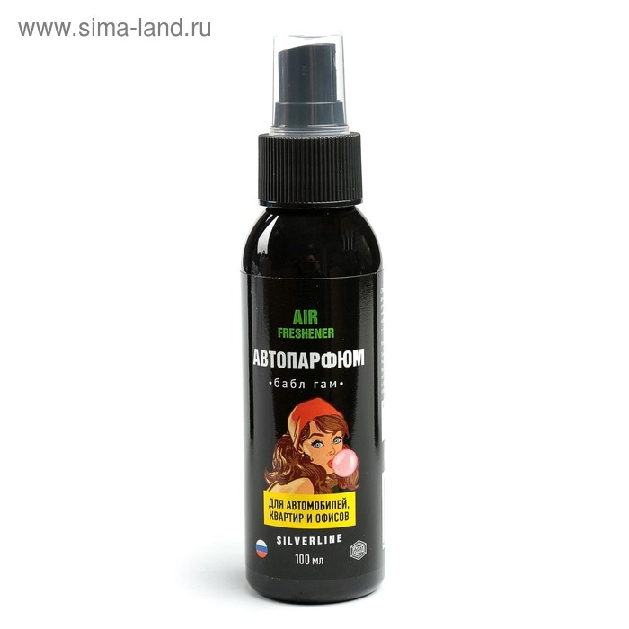 Ароматизатор АГАТ Silverline БаблГам 100 мл, спрей