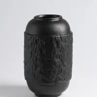 Ваза «Дульчи», 19.5×11 см, керамика, чёрная Ваза «Дульчи», 19.5×11 см, керамика, чёрная