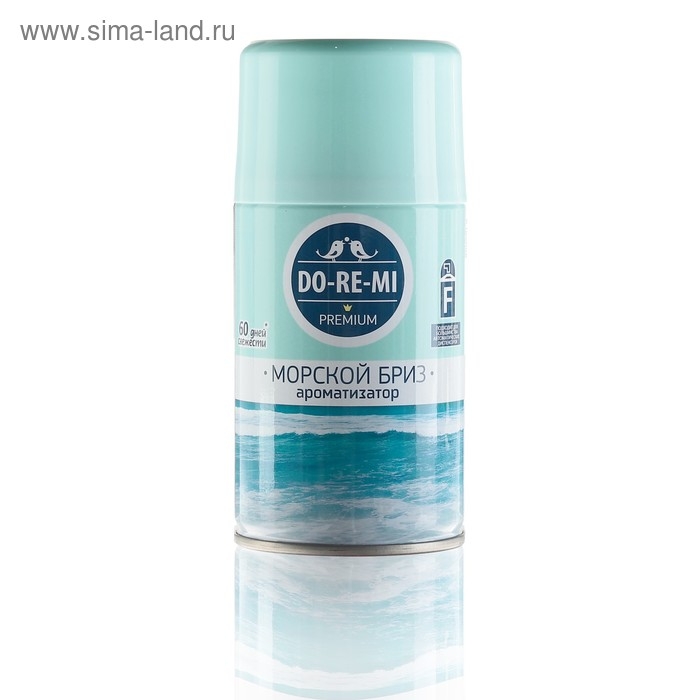 Сменный блок освежитель воздуха До-Ре-Ми Премиум Сменный блок освежитель воздуха До-Ре-Ми Премиум "Дыхание моря", 250 мл