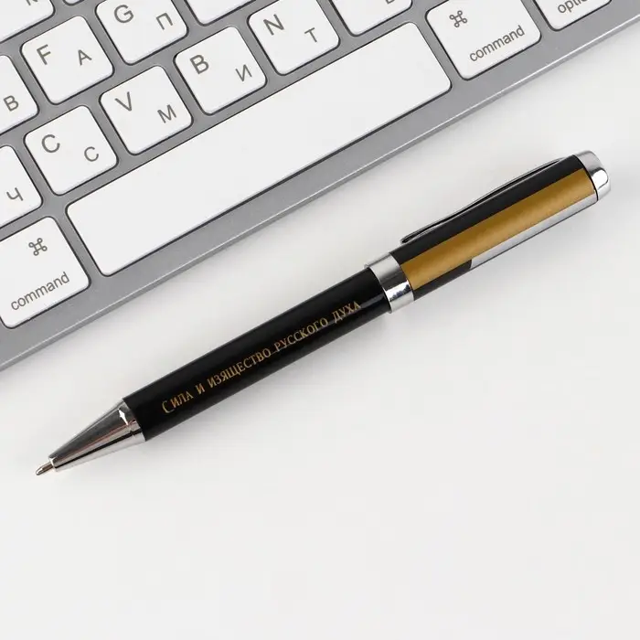 Ручка металл шариковая «Искусство», синяя паста, 1 мм, фурнитура серебро Ручка металл шариковая «Искусство», синяя паста, 1 мм, фурнитура серебро