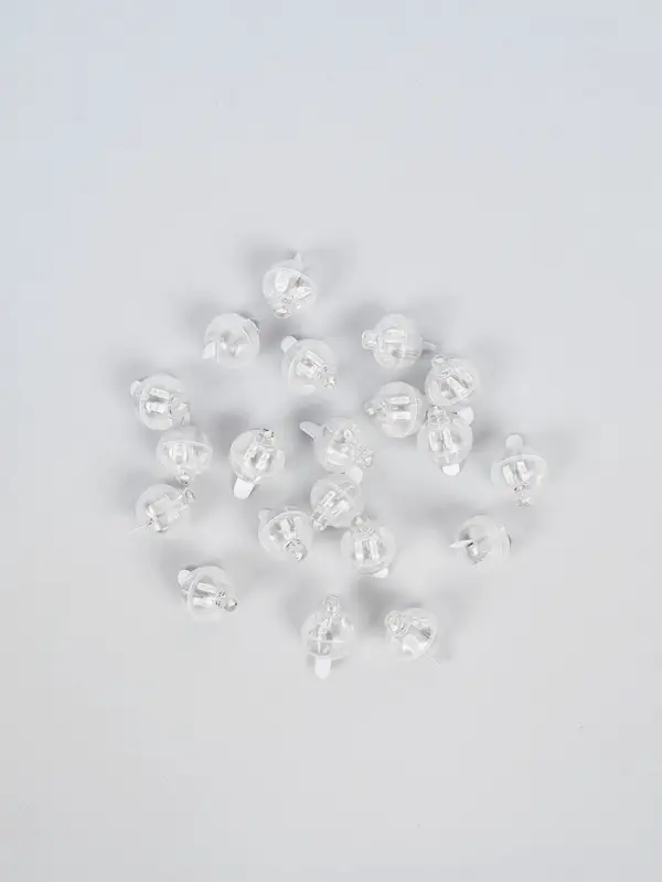 Светодиод для шара, круглый, белый, набор 20 шт.