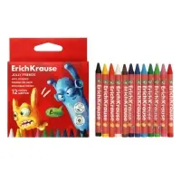 Восковые мелки 8 цветов, ErichKrause Jolly Friends, круглые