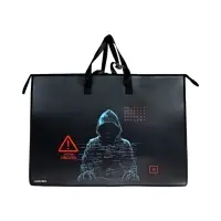 Папка А2, 650&times;470&times;100 мм, deVENTE Hacker, с ручками, пластиковая, молния сверху, внутренний карман