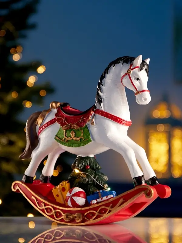 Фигура светодиодная "Лошадка" 19х6 см, 4 LED, LR41x3 (в компл), МУЛЬТИ