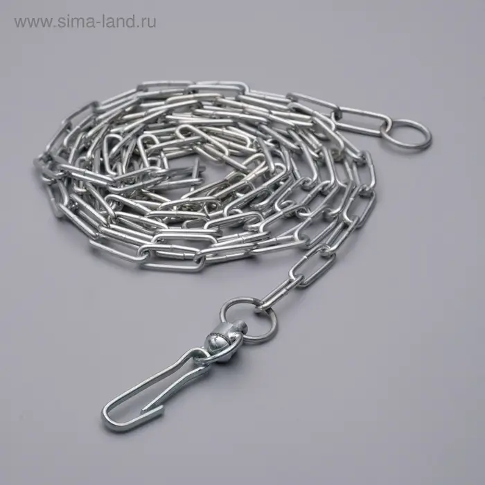 Цепь привязочная с длинным звеном, 26&times;3 мм, длина 3 м