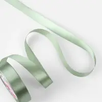 Лента атласная, 20 мм, 23&plusmn;1 м, нежно-зелёная №65