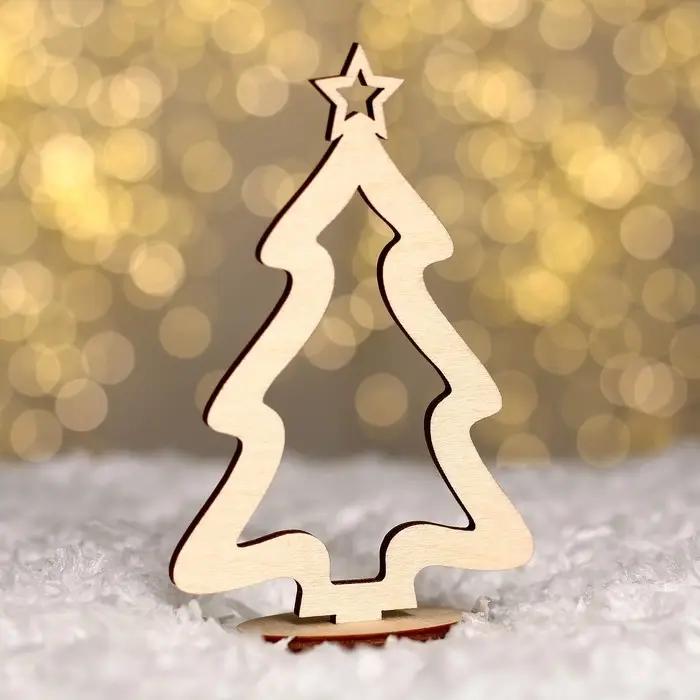 Модель из дерева «Ёлка сборная №1» Модель из дерева «Ёлка сборная №1»