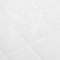 Подушка Luscan 70х70 см стеганная микрофибра/лебяжий пух, с цветным кантом