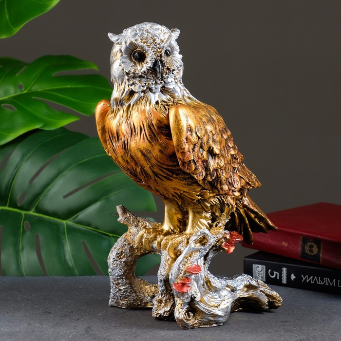 Фигура Фигура "Сова на коряге" бронза, 30см