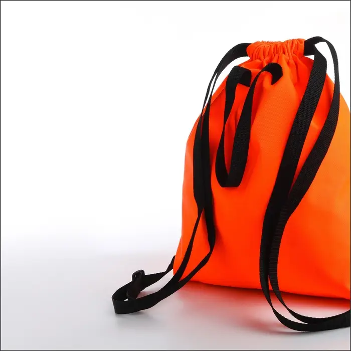 Мешок-сумка для обуви с карманом, TEXTURA, цвет оранжевый Мешок-сумка для обуви с карманом, TEXTURA, цвет оранжевый