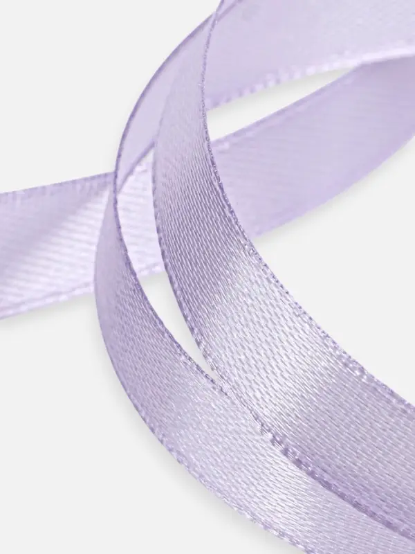 Лента атласная, 12 мм, 23±1 м, светло-сиреневая №290 Лента атласная, 12 мм, 23±1 м, светло-сиреневая №290
