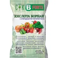 Борная кислота FORTE с природным стимулятором роста, СТК, 10 г