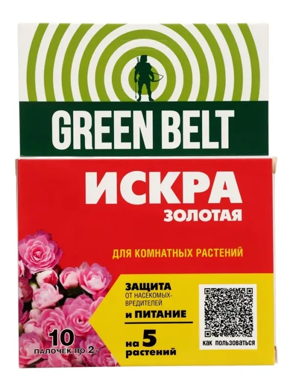 Защита комнатных растений &laquo;Искра золотая&raquo;, 10 палочек, 2 г