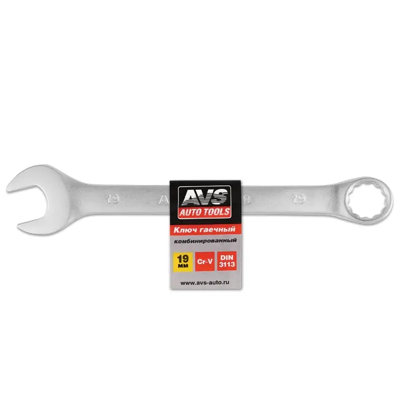 Ключ гаечный комбинированный (19 мм) AVS K30019