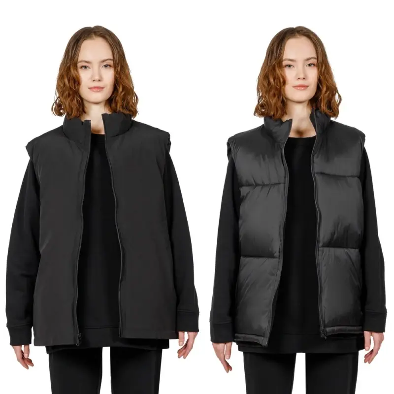 Жилет двусторонний V2, черный, размер XS/S