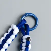 Брелок на карабине "Паракорд" шнур 0,5 см сине-белый 14,5х1,8х0,8 см Брелок на карабине "Паракорд" шнур 0,5 см сине-белый 14,5х1,8х0,8 см