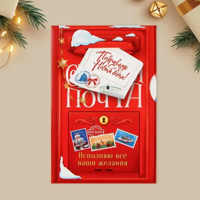 Открытка интерактивная «С Новым годом», 12×18 см Открытка интерактивная «С Новым годом», 12×18 см
