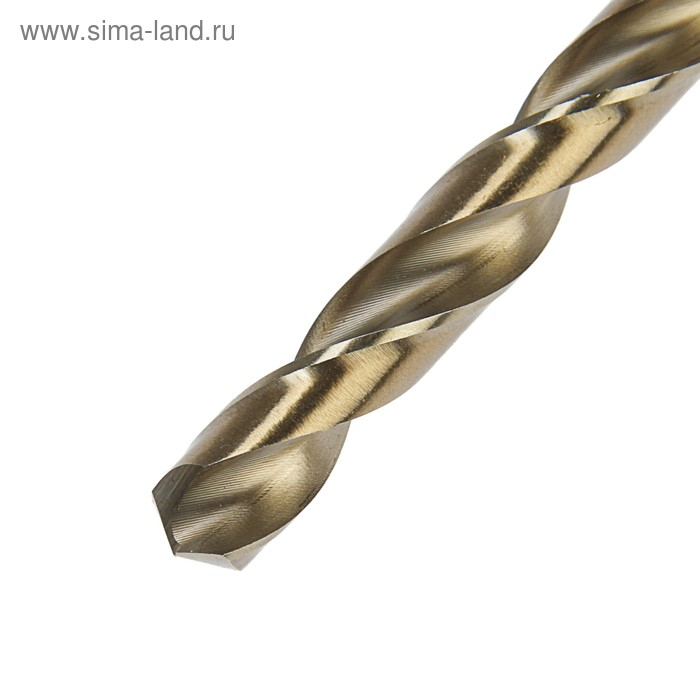 Сверло по металлу ТУНДРА, HSS-Co (5% кобальта), цилиндрический хвостовик, 9 мм Сверло по металлу ТУНДРА, HSS-Co (5% кобальта), цилиндрический хвостовик, 9 мм