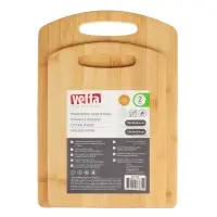 VETTA Гринвуд Набор досок разделочных, 2шт. (28х20х0.9см, 33х24х0.9см), бамбук