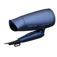 Фен BRAYER 3020BR-BL, 1600 Вт, 2 скорости, складная ручка, шнур 1.8 м
