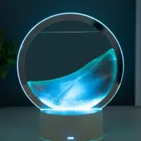 Светильник настольный СТАРТ Sands, LED, 10 Вт, USB, 16&times;16&times;20 см, 3хAA, оранжевый