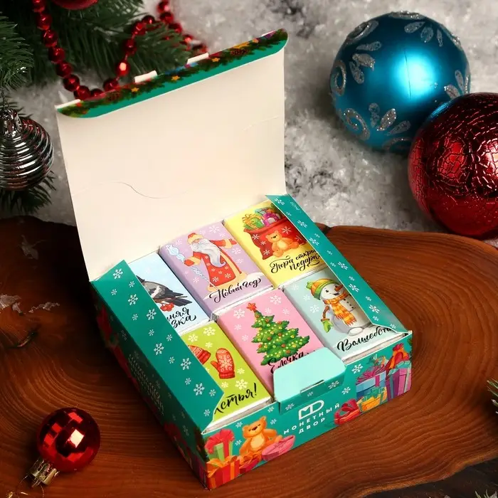 Шоколад молочный Шоколад молочный "Новогодний", 12 г