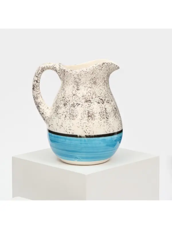 Кувшин Керамика ручной работы &laquo;Крошка&raquo;,1.5 л, 1 сорт, синий, Иран