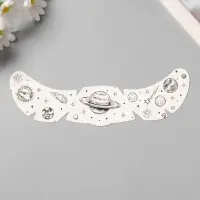 Переводная тату на тело чёрная «Веснушки. Космос», 16×5 см Переводная тату на тело чёрная «Веснушки. Космос», 16×5 см