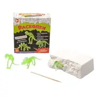 Настольная игра Десятое Королевство &laquo;Раскопки. Набор юного палеонтолога&raquo;, 3 фигурки динозавров