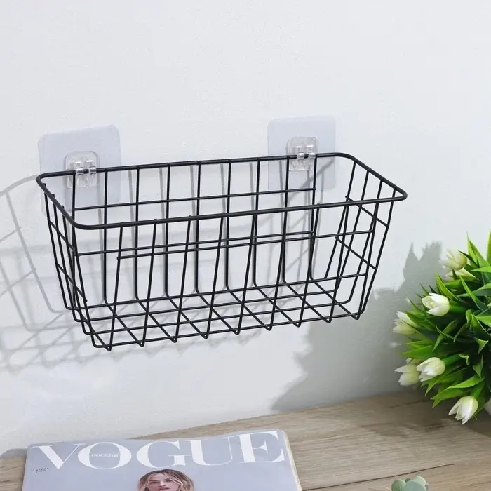 Корзина для мелочей Доляна, 29&times;12&times;12 см, чёрная