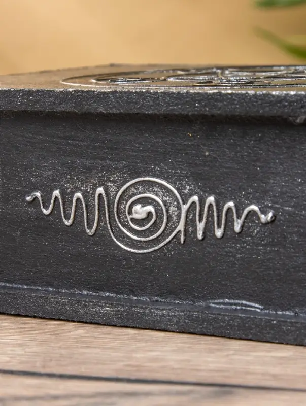 Шкатулка Шкатулка "Цветок жизни" 19х15х7 см, МДФ