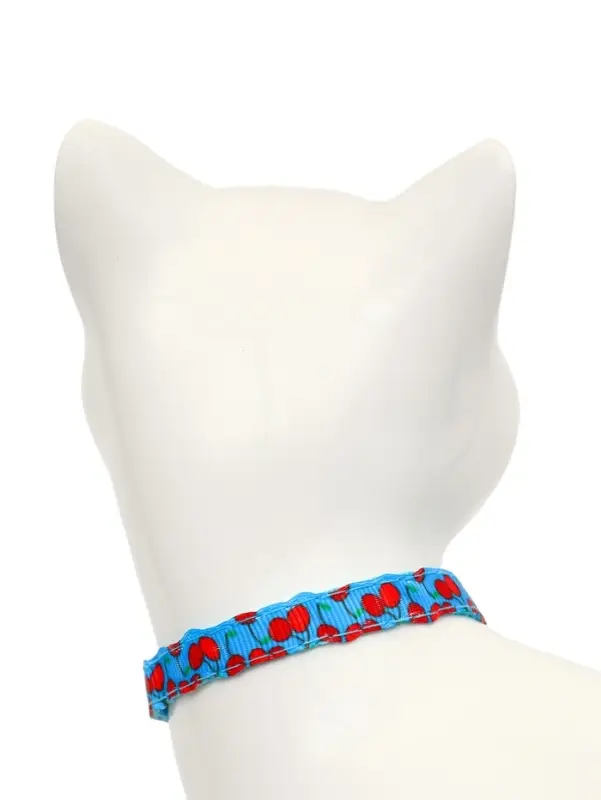 Набор ошейников для кошек &laquo;Фрукты&raquo;, 19-32&times;1 см, 4 шт.