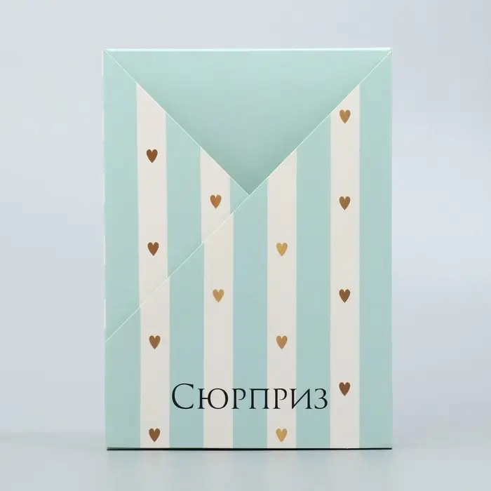 Коробка подарочная складная, упаковка, «Сюрприз», 21 х 15 х 5 см Коробка подарочная складная, упаковка, «Сюрприз», 21 х 15 х 5 см
