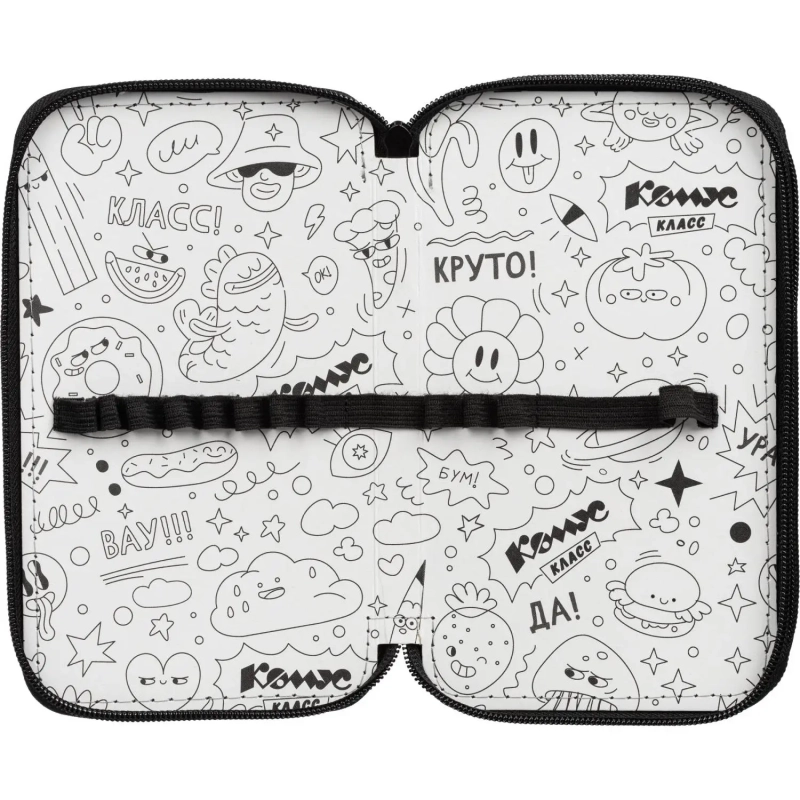 Пенал Комус Класс Football 2отд., ламинат, выб лак, 190x110 мм, ПКК 11-19