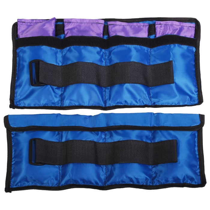 Утяжелители ONLYTOP, со сменным весом, 2 шт. × 1 кг, цвет МИКС