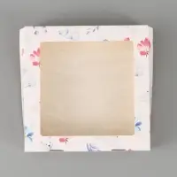 Коробка подарочная с окном &laquo;Мечтай&raquo;, 20&times;20&times;4 см, самосборная