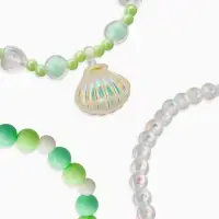 Браслет детский «Выбражулька», 3 шт. набор, жемчужина желаний, зеленый Браслет детский «Выбражулька», 3 шт. набор, жемчужина желаний, зеленый