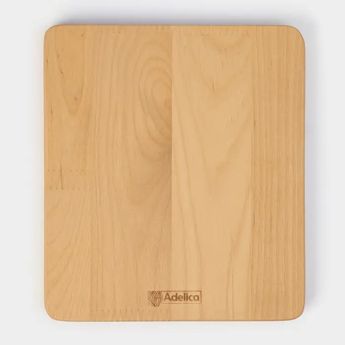 Менажница Adelica, 20&times;18&times;1.8 см, 4 ячейки, пропитано маслом, дерево берёза